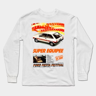 FORD FIESTA FESTIVAL - French ad Long Sleeve T-Shirt